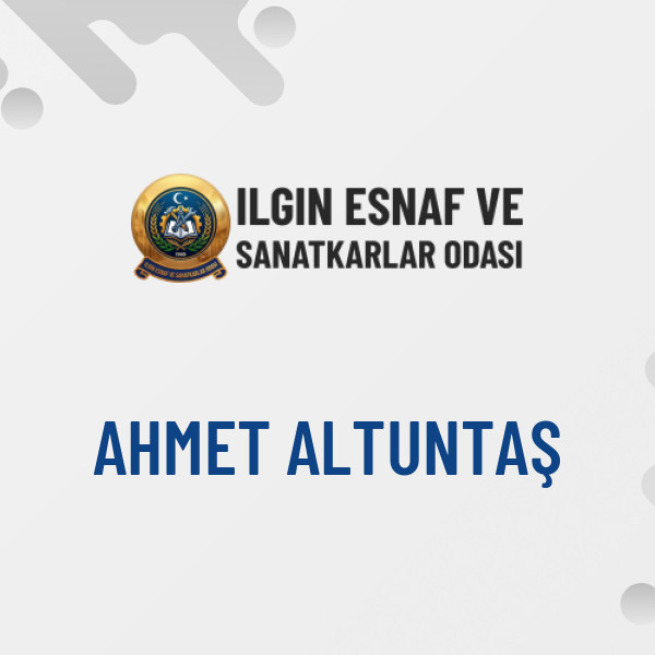 AHMET ALTUNTAŞ