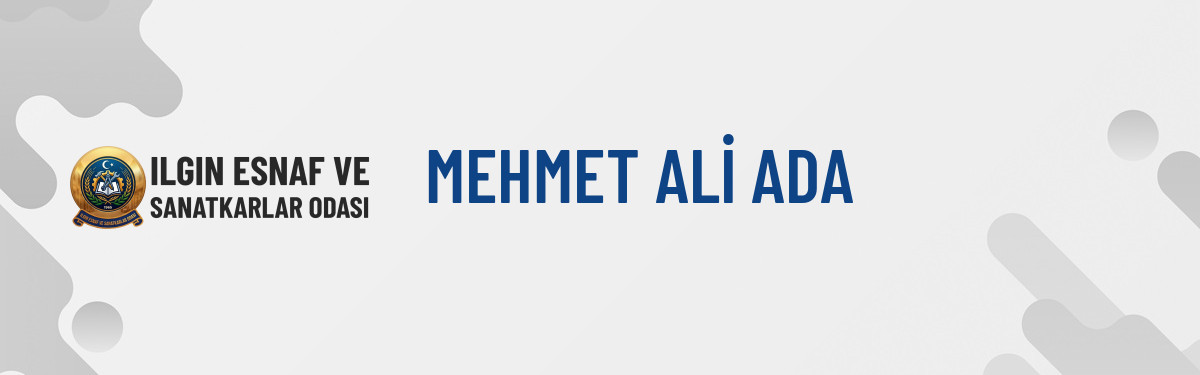 MEHMET ALİ ADA