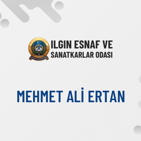 MEHMET ALİ ERTAN