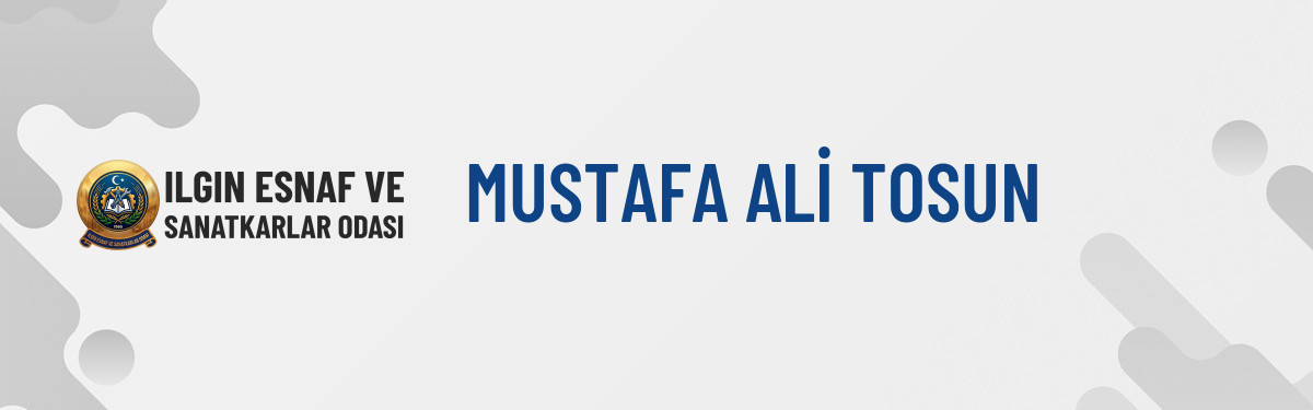 MUSTAFA ALİ TOSUN