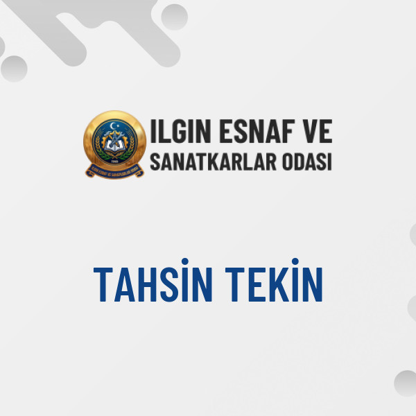 TAHSİN TEKİN