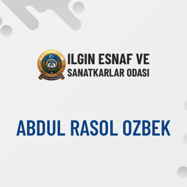 ABDUL RASOL OZBEK