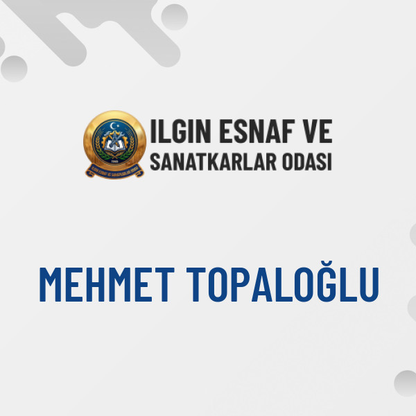 MEHMET TOPALOĞLU