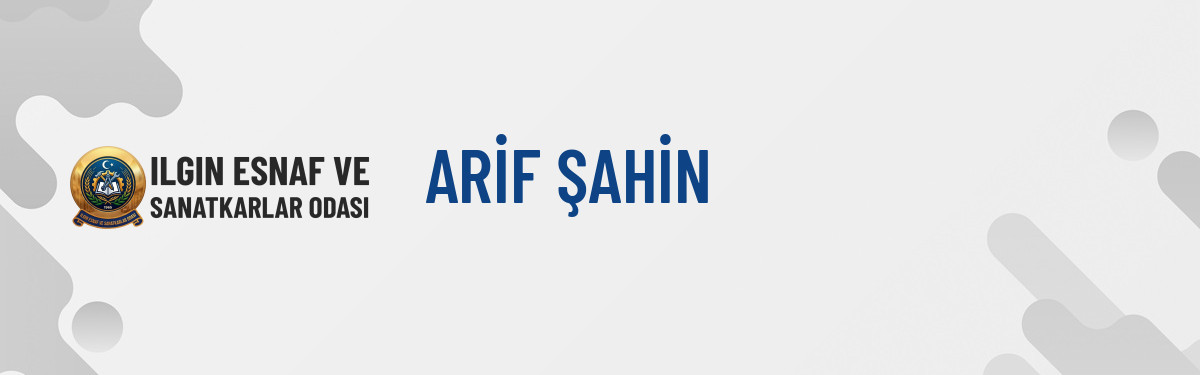 ARİF ŞAHİN