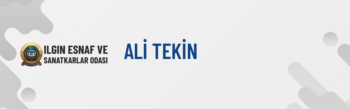 ALİ TEKİN