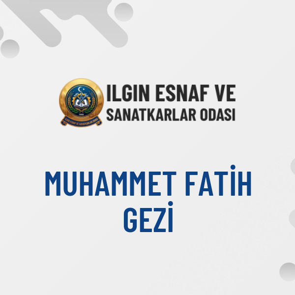 MUHAMMET FATİH GEZİ