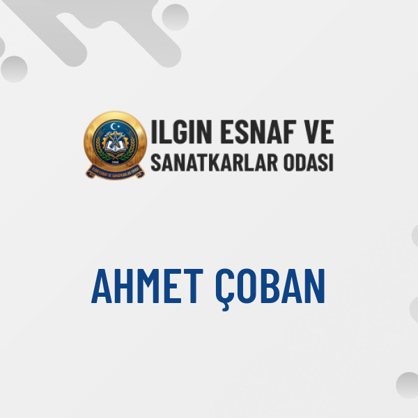 AHMET ÇOBAN
