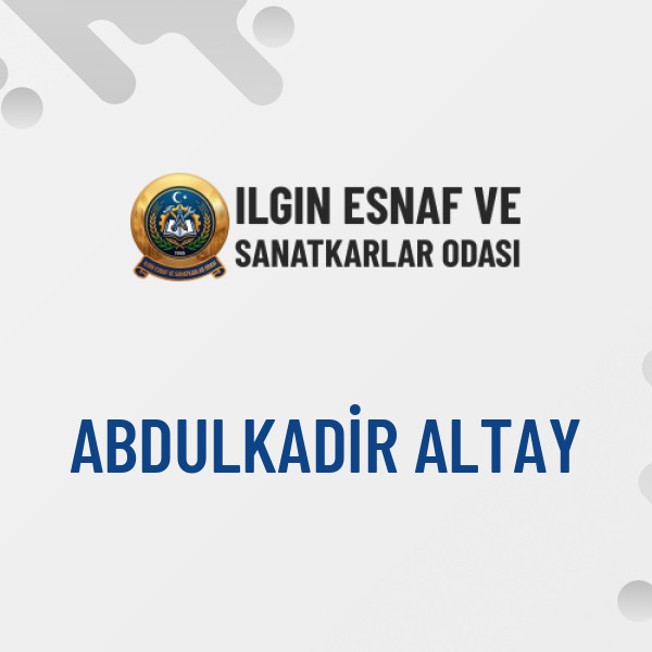ABDULKADİR ALTAY