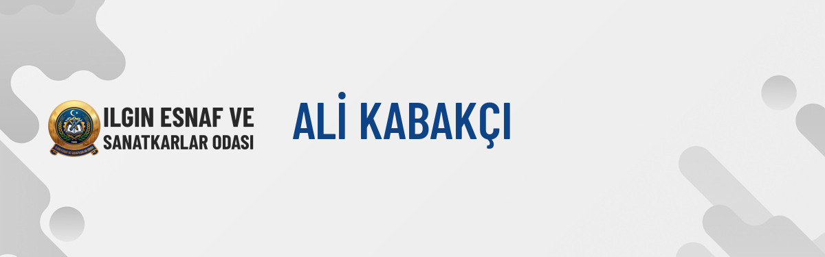 ALİ KABAKÇI