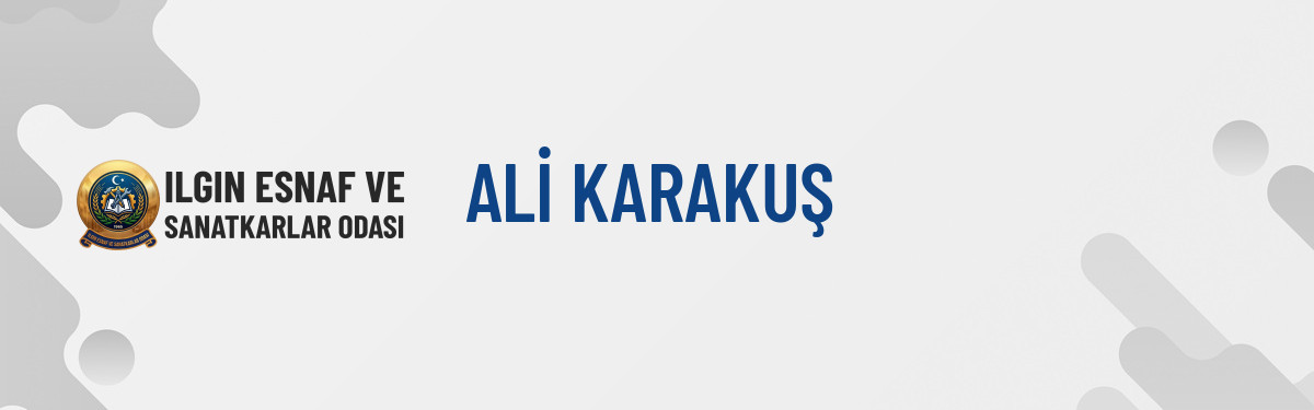 ALİ KARAKUŞ