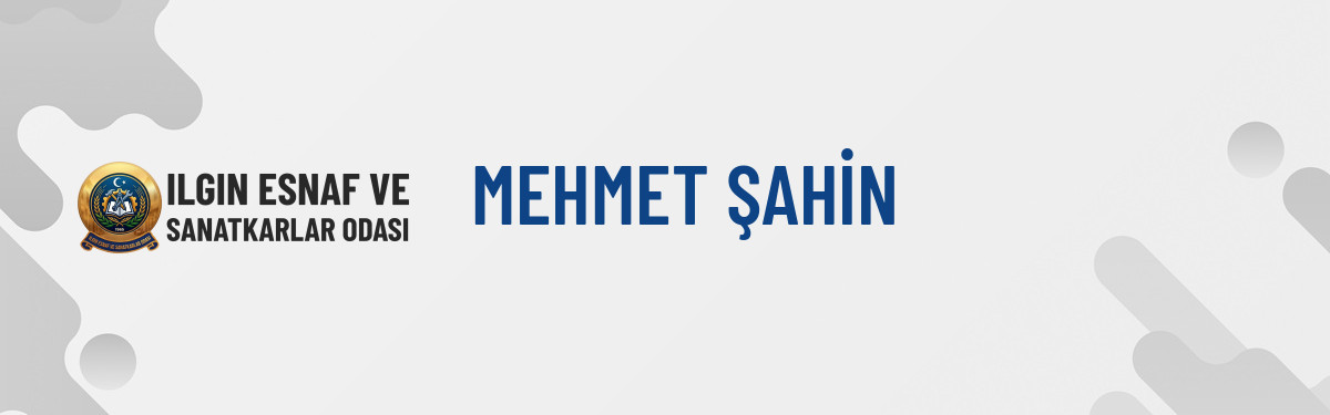 MEHMET ŞAHİN