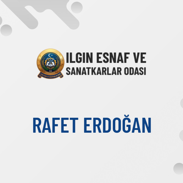 RAFET ERDOĞAN
